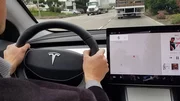 Tesla Model 3 : un seul écran et pas d'instrumentation