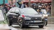 La voiture du président Emmanuel Macron est une DS 7 Crossback