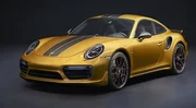 Porsche 911 Turbo S Exclusive Series : dorée sur tranche