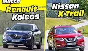 Premier comparatif : le Nissan X-Trail défie le Renault Koleos