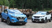 Essai Nissan Qashqai vs Peugeot 3008 : lutte pour un continent
