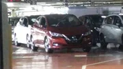 La future Nissan Leaf totalement nue dans son usine
