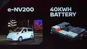 Le Nissan e-NV200 voit sa batterie augmentée à 40 kWh