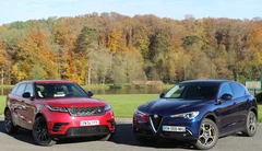 Essai Alfa Romeo Stelvio vs Land Rover Velar : le feu et la glace