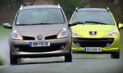Comparatif Peugeot 207 SW vs Renault Clio Estate : De sacrés sacs à dos