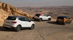 Seat Arona, Citroën C3 Aircross, Renault Captur : Road trip comparatif