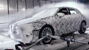 La future Mercedes Classe A à l'épreuve du froid