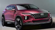 Hyundai Santa Fe : esquisses officielles