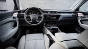 Audi e-tron : la planche de bord et les écrans de rétrovision