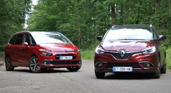 Essai Renault Grand Scénic 1.3 TCE 140 EDC VS Citroën Grand C4 SpaceTourer 1.2 Puretech 130 EAT6 : un cœur p'tit comme ça