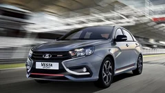 Lada Vesta Sport : voie rapide à Moscou