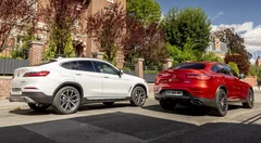 Le BMW X4 20d (2018) défie le Mercedes GLC Coupé 220d