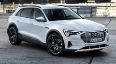 L'Audi e-tron sans camouflage
