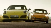Road trip Porsche 911 T & Carrera T : l'instant T