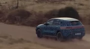Le futur Mercedes EQC à l'épreuve du désert