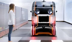 Des yeux sur un véhicule autonome pour rassurer les piétons