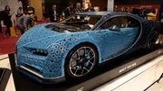 En « vrai » ou en Lego : la Bugatti Chiron au Mondial de l'Auto