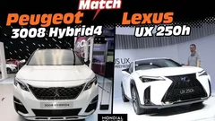 Peugeot 3008 Hybrid4 vs Lexus UX 250h : déjà le match au Mondial !