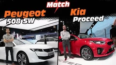 Kia Proceed vs Peugeot 508 SW : le match en images légendées