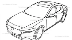 Nouvelle Mazda 3 : première idée du design définitif
