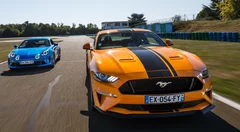Essai comparatif : Alpine A110 VS Ford Mustang GT