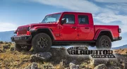 Le pick-up Jeep Gladiator se montre en avance