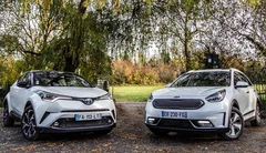 Essai Kia Niro Hybride VS Toyota C-HR : en attendant les autres