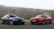Comparatif vidéo - Peugeot 508 vs Alfa Romeo Giulia : les berlines se rebiffent