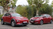 Essai Hyundai Kona EV vs Nissan Leaf : la guerre des watts !