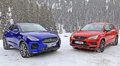 Essai Cupra Ateca vs Jaguar E-Pace : la sportivité espagnole face à la sportivité anglaise