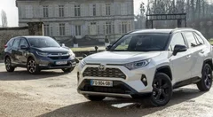 Essai : Le Toyota RAV4 Hybride défie le Honda CR-V Hybrid