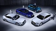 Audi Q5, A6, A7 et A8 TFSI e : Tir groupé d'hybrides rechargeables