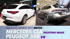 Mercedes CLA Shooting Brake vs Peugeot 508 SW : les breaks racés