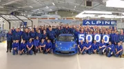 L'Alpine A110 passe la barre des 5000 exemplaires produits