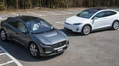 Essai Jaguar i-Pace & Tesla Model X 100D