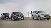 Essai Toyota RAV4 vs Honda CR-V vs Mitsubishi Outlander PHEV : match vidéo de SUV hybrides