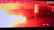 Vidéo : une Tesla Model S explose dans un parking !