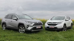 Essai Honda CR-V vs Toyota RAV4 : un SUV hybride d'accord, mais lequel ?