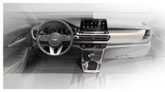 Kia : voici l'intérieur du nouveau petit SUV