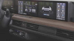 Digital en pleine largeur pour le tableau de bord de la Honda e