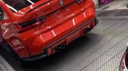 L'arrière de la nouvelle BMW M3 s'affiche sur internet