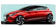 Hyundai i20 : esquisses avant Genève