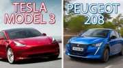 La Peugeot 208 électrique meilleure que la Tesla Model 3 !