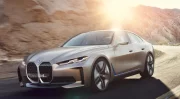 BMW Concept i4 : 600 km d'autonomie pour l'élégant coupé 4 portes électrique