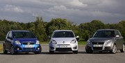 Essai Renault Twingo RS, Suzuki Swift Sport, Citroën C2 VTS : sportives mais exploitables ?
