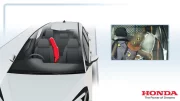 Honda Jazz : avec airbag central de série