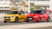 Essai comparatif : la Toyota Yaris hybride défie la Peugeot 208