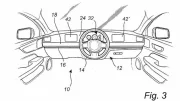 Volvo dépose un brevet de volant pouvant coulisser de gauche à droite
