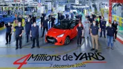 Toyota Yaris : Le cap des 4 millions d'unités produites en France