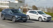 Essai : Le Ford Kuga défie le Hyundai Tucson, le match des SUV hybrides